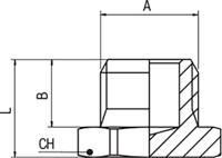 176-1053 RS PRO G 1/4 Male Nickel Plated Brass Plug Fitting