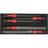 lpj-1mm SAM 413mm, Bastard, Flat, Half Round, Triangular File Handle With Soft-Grip Handle