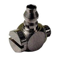 m-3alu-4 SMC M Series Elbow Threaded Adaptor, M3 Male to Barbed 4 mm, Threaded-to-Tube Connection Style
