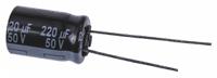 eeufr1h221 Panasonic 220μF Aluminium Electrolytic Aluminium Electrolytic Capacitor 50V dc, Radial, Through Hole - EEUFR1H221