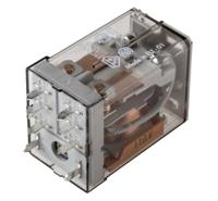 564281100000 Finder PCB Mount Power Relay, 110V ac Coil, 12A Switching Current, DPDT