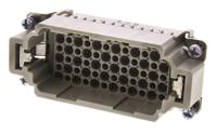 112710 EPIC Heavy Duty Power Connector Insert, 10A, Female, H-D Series, 64 Contacts