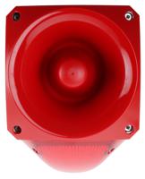 pnc-0035 Klaxon PNC Series Red Sounder Beacon, 10 → 60 V dc, IP66, Side Mount, 120dB at 1 Metre