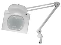 146-5487 RS PRO LED Magnifier Lamp with Table Clamp Mount, 3dioptre, 190 x 160mm Lens
