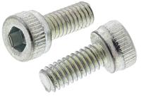 124-7274 RS PRO Bright Zinc Plated Steel Hex Socket Cap Screw, DIN 912, M8 x 12mm