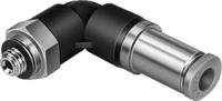 qsmkl-m5-4 Festo Elbow Threaded Adaptor, M5 Male to Push In 4 mm, Threaded-to-Tube Connection Style, 153294