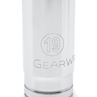 80554 GearWrench 14-Piece Metric 3/8 in Deep Socket Set , 6 point