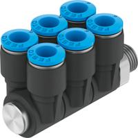 qslv6-18-6 Festo QSLV6-1/8-6 Series Threaded-to-Tube, R 1/8 Male, Threaded-to-Tube Connection Style, 153242