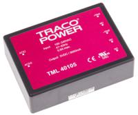 tml-40105 TRACOPOWER Switching Power Supply, TML 40105, 5V dc, 8A, 40W, 1 Output, 100 → 375 V dc, 90 → 264 V ac