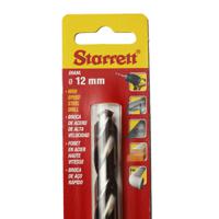 kbar120 Starrett KBAR Series HSS Twist Drill Bit, 12mm Diameter, 151 mm Overall