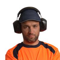 airc02v03 SURFLEX Navy Blue Short Peaked Bump Cap, PPE Protective Material