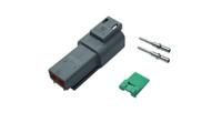 dt04-2p-kit TE Connectivity, DT Automotive Connector Plug 2 Way, Wire Termination DT04-2P-KIT