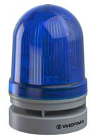 46151070 Werma EvoSIGNAL Midi Series Blue Sounder Beacon, 12 → 24 V ac/dc, IP66, Base Mount, 110dB at 1 Metre