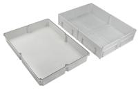 ekwh-250-g-ekuvt-x2 Fibox EK Series Grey Polycarbonate Enclosure, IP66, IP67, Flanged, Grey Lid, 760 x 560 x 250mm
