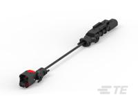 2362354-5 TE Connectivity 1 Way Male to 2 Way Male F Type Cable assembly, 5m