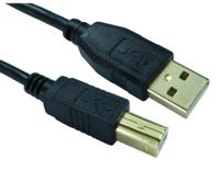 286-2913 RS PRO USB 2.0, Male USB A to Male USB B, 480Mbps, 1.8m