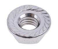 725-9669 RS PRO Stainless Steel Flanged Hex Nut, DIN 6923, M6