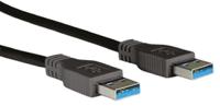 11028970-50 Roline USB 3.0, Male USB A to Male USB A, 1.8m