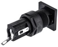 fx0359 Bulgin 10A Panel Mount Fuse Holder for 5 x 20mm Fuse, 1P, 250V ac