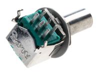 rk09l1220a1b Alps Alpine RK09L 100kΩ Rotary Potentiometer 2-Gang, Panel Mount (Through Hole), RK09L1220A1B