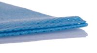 hwt-01-b-plain Harrison Wipes Hygiene HD Blue Polyester Cloths for Food Industry, General Cleaning, Pack of 25, 38 x 49cm