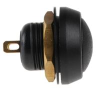 59-511 ITW Switches 59 Series Miniature Push Button Switch, Momentary, Panel Mount, 13.65mm Cutout, SPST, Clear LED, 125V ac,