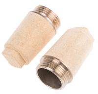 619-2105 Legris 0670 Sintered Bronze 12bar Pneumatic Silencer, Threaded, G 1 Male