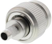 j01010a2256 Telegartner, Plug Cable Mount TNC Connector, 50Ω, Crimp Termination, Straight Body