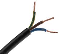 775-6126 RS PRO 3183Y 1.25 mm² 3 Core Power Cable, H05VV-F, Black PVC, 100m