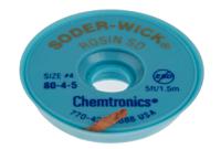 80-4-5 Chemtronics 1.5m Desoldering Braid, Width 2.8mm
