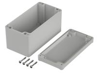 63231000-et-231 Bopla Euromas II Series Light Grey ABS Enclosure, IP65, Light Grey Lid, 160 x 80 x 87mm