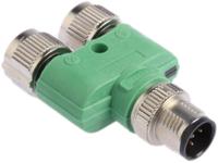1546068 Phoenix Contact 5 Pole M12 Plug to 5 Pole M12 Socket Adapter