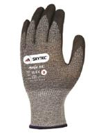 sky03 Skytec NINJA X4TM Black, Grey Fibreglass, Nylon Cut Resistant Gloves, Size 11, Polymer Coating