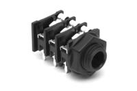 acjs-phop-1 Amphenol Industrial Jack Connector 1/4 in PCB Phone Jack Socket 10A