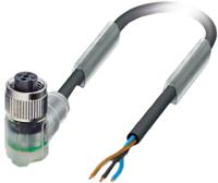1694428 Phoenix Contact Right Angle Female 3 way M12 to Sensor Actuator Cable, 10m