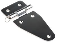 348-7292 RS PRO Stainless Steel Strap Hinge, Screw Fixing, 82mm x 184mm x 3mm