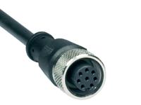 ka-0904 Schmersal Circular Connector, 8 Contacts, Cable, M12 Connector, Socket, Female, IP67, KA Series