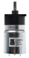 144-0534 RS PRO Brushed Geared DC Geared Motor, 24 V dc, 0.25 Nm, 286 rpm, 5.5mm Shaft Diameter
