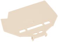 1610840000 Weidmuller Z Series End Cover for Use with DIN Rail Terminal Blocks