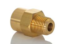 36050404 Norgren ENOTS Series Straight Threaded Adaptor, G 1/8 Male to Push In 6 mm, Threaded-to-Tube Connection Style
