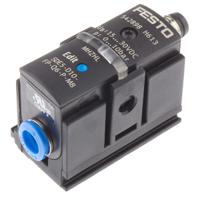 sde5-d10-fp-q6-p-m8 Festo Pressure Sensor, 15 to 30V dc, IP40 10bar