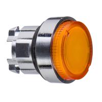 zb4bw15 Schneider Electric Harmony XB4 Series Orange Illuminated Spring Return Push Button Head, 22mm Cutout, IP66, IP69K
