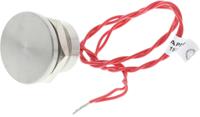 pbar2af9000 APEM Piezo Switch, SPST, IP68, Wire Lead, 200 mA @ 24 V dc, -40 → +75°C