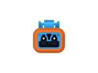 dt06-2s-te07 TE Connectivity, DT06-2S Automotive Connector Socket Brown Cable 2 Way, Cable Termination DT06-2S-TE07