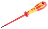 t49144-030 CK Slotted Insulated Screwdriver, 3 mm Tip, 100 mm Blade, VDE/1000V