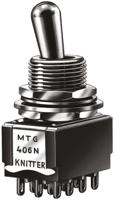 mtg-406-p KNITTER-SWITCH Toggle Switch, Panel Mount, On-Off-On, 4PDT, Solder Terminal