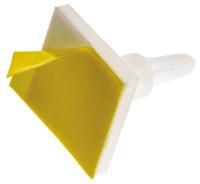 lcbsb-8-01-art LCBSB-8-01 ART, 12.7mm High Nylon PCB Support for 4mm PCB Hole, 17.8 x 17.8mm Base