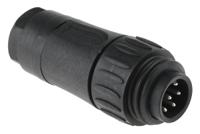 c016-30h006-100-12 Amphenol Industrial Circular Connector, 6 Contacts, Cable, Standard Connector, Plug, Male, IP67, Ecomate M Series