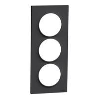 s540716 Schneider Electric Anthracite 3 Gang Cover Plate