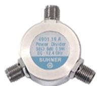 490119a Huber+Suhner RF Power Divider, 2-Port, 12.4GHz Max